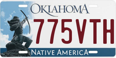 OK license plate 775VTH