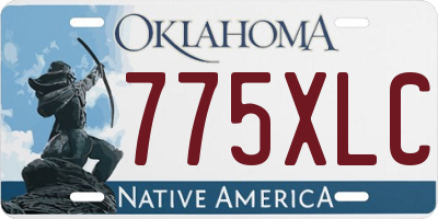 OK license plate 775XLC