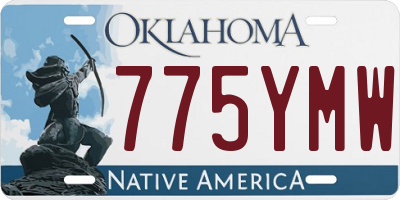OK license plate 775YMW