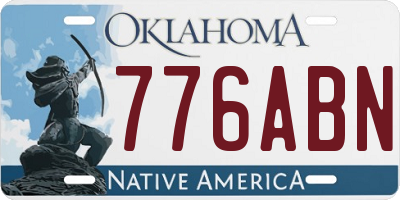 OK license plate 776ABN