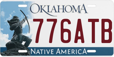 OK license plate 776ATB