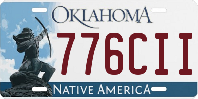 OK license plate 776CII