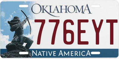 OK license plate 776EYT