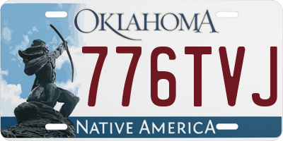 OK license plate 776TVJ
