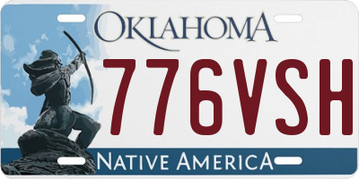 OK license plate 776VSH
