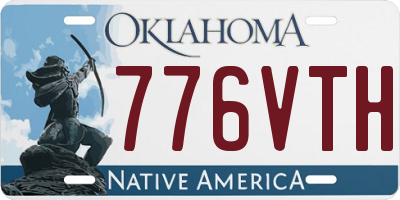 OK license plate 776VTH