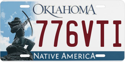 OK license plate 776VTI