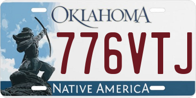 OK license plate 776VTJ