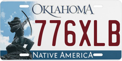 OK license plate 776XLB