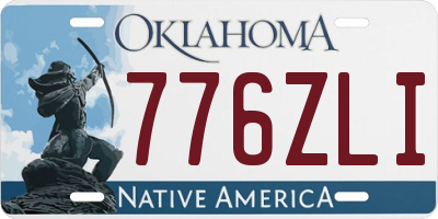 OK license plate 776ZLI