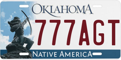 OK license plate 777AGT