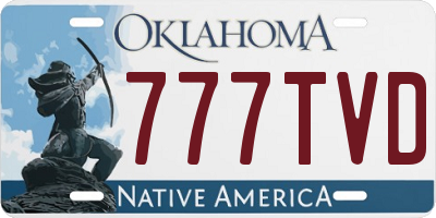 OK license plate 777TVD