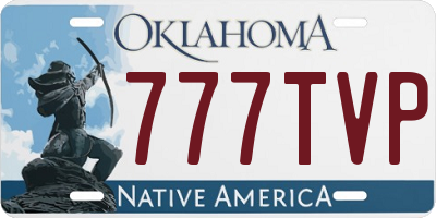 OK license plate 777TVP