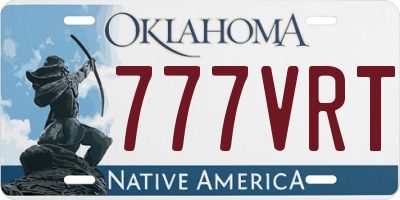 OK license plate 777VRT