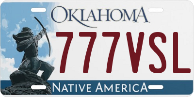 OK license plate 777VSL