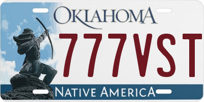 OK license plate 777VST