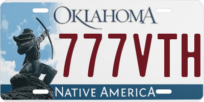 OK license plate 777VTH