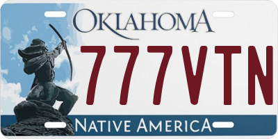 OK license plate 777VTN
