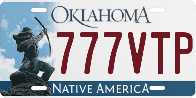 OK license plate 777VTP