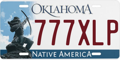 OK license plate 777XLP