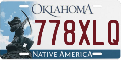 OK license plate 778XLQ