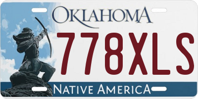 OK license plate 778XLS
