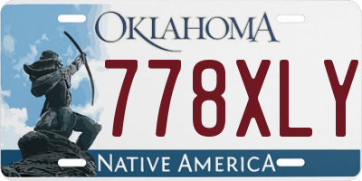 OK license plate 778XLY