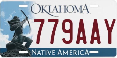 OK license plate 779AAY