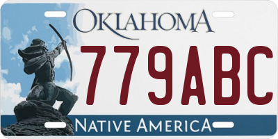 OK license plate 779ABC