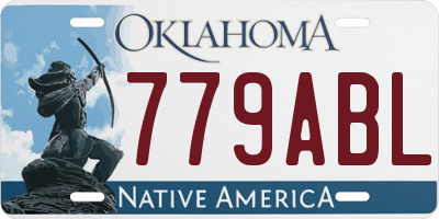 OK license plate 779ABL