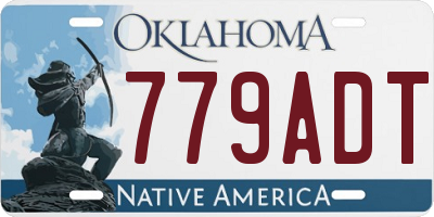 OK license plate 779ADT