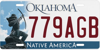 OK license plate 779AGB