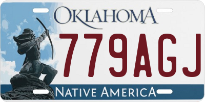 OK license plate 779AGJ