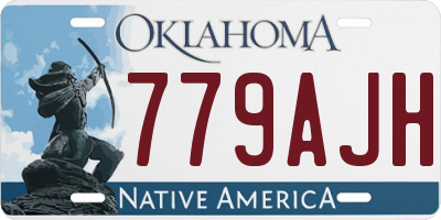 OK license plate 779AJH