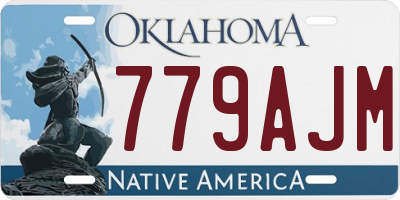 OK license plate 779AJM