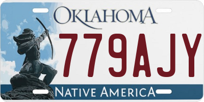 OK license plate 779AJY