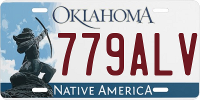 OK license plate 779ALV