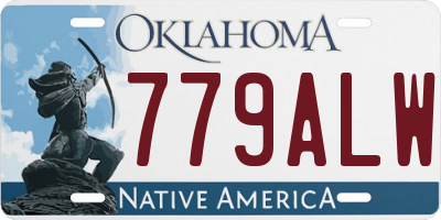 OK license plate 779ALW