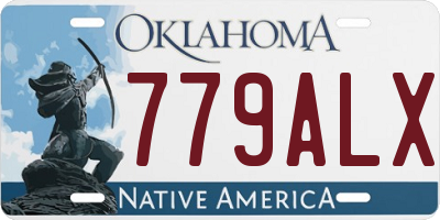 OK license plate 779ALX