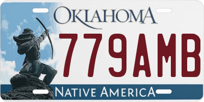 OK license plate 779AMB