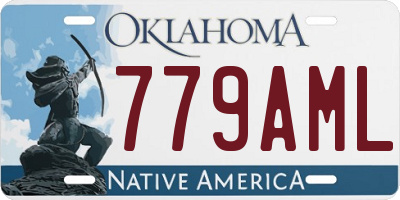 OK license plate 779AML