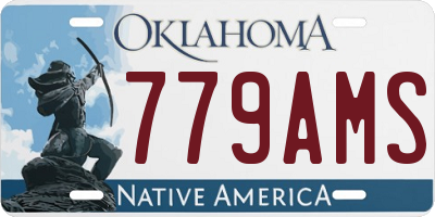 OK license plate 779AMS