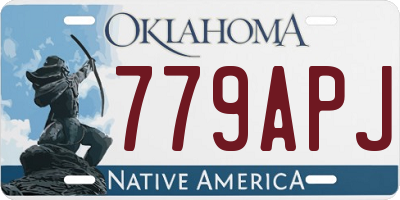 OK license plate 779APJ