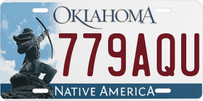 OK license plate 779AQU