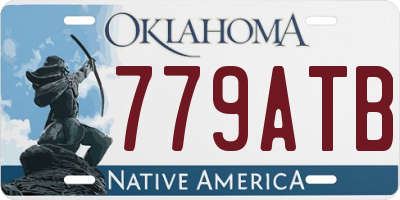 OK license plate 779ATB