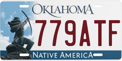 OK license plate 779ATF