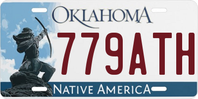 OK license plate 779ATH