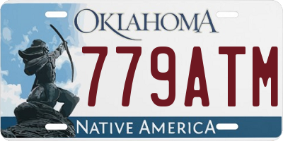 OK license plate 779ATM