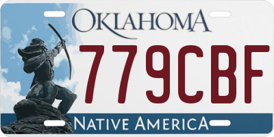 OK license plate 779CBF