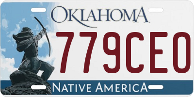 OK license plate 779CEO